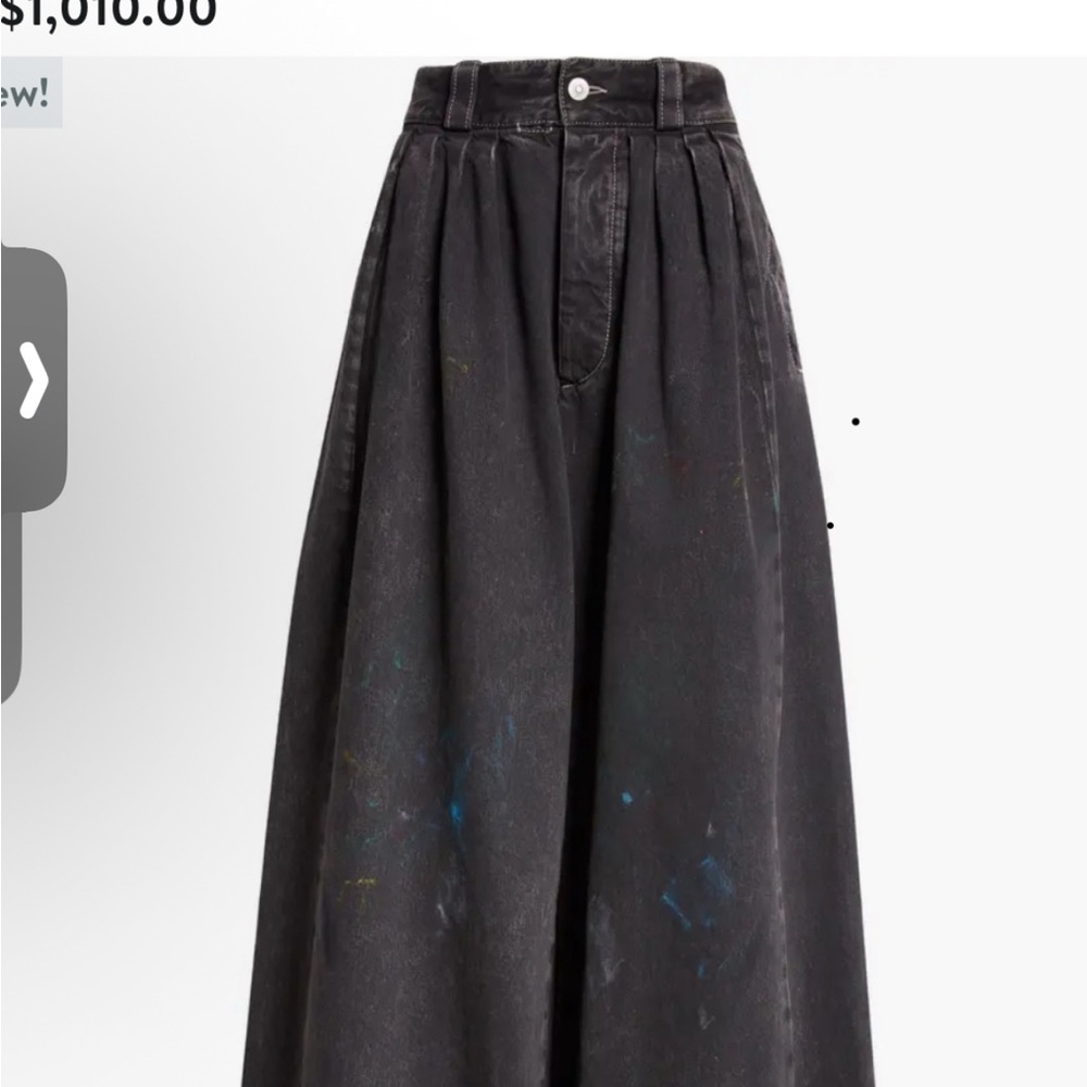 Maison Martin Margiela Charcoal Flare Jeans